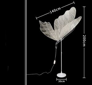 Nouveaux accessoires populaires : Ailes de papillon géantes bicolores pour la décoration de scène d'hôtel, éclairage romantique pour mariage - Product Image 5