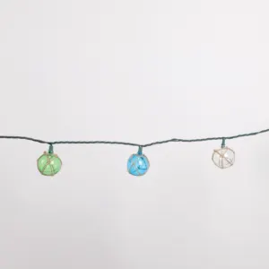 UL StandardBeach Theme Float Lights Set Of 10 Blue G50 Beach String Lights For Ocean Themed Decor