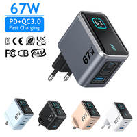 Chargeur rapide pour téléphone portable KYT 67w Pd Gan Usb Type C avec affichage numérique intelligent
