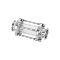 Crazy Brew 1.5'' à 2 TC'' SS 304 Ensemble de visiographe pour brassage à sec avec trois clips, raccords pour tube de fermenteur
