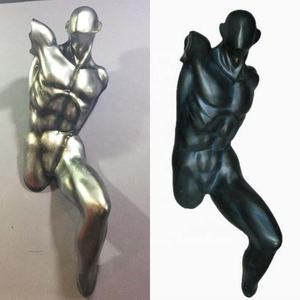 Escultura <span class=keywords><strong>de</strong></span> pared <span class=keywords><strong>de</strong></span> pensador silencioso personalizada escalada <span class=keywords><strong>hombre</strong></span> Bar decoración 3D colgante <span class=keywords><strong>de</strong></span> pared <span class=keywords><strong>hombre</strong></span> escultura <span class=keywords><strong>de</strong></span> pared 3D hombres para Deco - Product Image 6