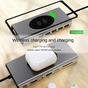 15 trong 1 Type-C Docking Station Hub với RJ45 Gigabit không dây sạc HDTV <span class=keywords><strong>USB</strong></span> 3.0 Adapter cho nhà máy điện thoại Chứng Khoán-Mô hình 8 1 - Product Image 3