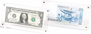 Clear Acrylic Currency <b>Display</b> <b>Case</b> Custom Size Dollar Bill Frame Ticket Photo for Protector - Product Image 4