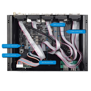 <span class=keywords><strong>PC</strong></span> industriel embarqué sans ventilateur <span class=keywords><strong>HYSTOU</strong></span> Core I5-4200U, double port réseau, six ports série, <span class=keywords><strong>mini</strong></span>-ordinateur de bureau sans disque dur - Product Image 4