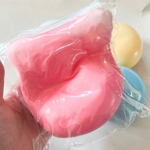 2026 Wholesale Cute Jumbo Mint Strawberry Fluffy <b>Slime</b> Squishy Ball Moldable Slow Rebound Stress Relief Fidget <b>Toy</b> - Product Image 6