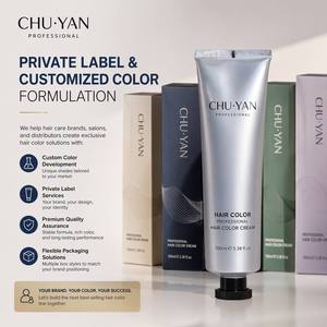 DIY <b>Hair</b> Color Kit Home Use Cream Plus <b>Developer</b> Complete Set Plant Based Herbal 60ml Plus 60ml OEM Private Label - Product Image 6