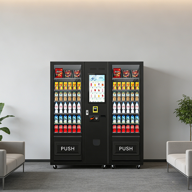 Unattended High Volume Smart Retail Vending Machine QR Code Token Touchscreen Snack Drink for Hospital Use Wi-Fi 4G LTE Enabled