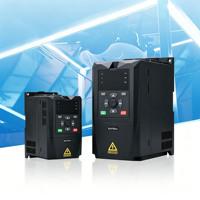 Variateur de fréquence AC triphasé 380V 0.75KW 1.5KW 2.2KW 3HP 2HP 1HP IP20 à contrôle vectoriel pour pompe solaire