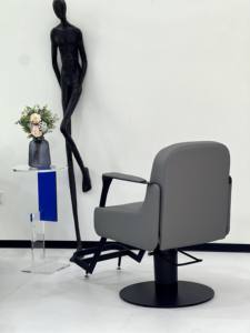 Juego de Muebles Modernos Grises para Salón de Belleza, Silla de Barbería y Cama para Lavado de Cabello para Salón de Belleza y Barbería - Product Image 6