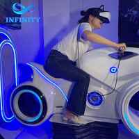Simulateur de moto VR pour adultes super attrayant, machine à moto VR, simulateur de moto, simulateur de course automobile VR, réalité virtuelle