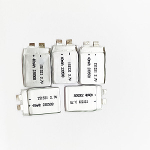 Заводская поставка ультратонкий 3,7 В 151521 40 мАч полимерный аккумулятор ячеек высокой емкости 1,5 мм толщина мешочек литий-ионные батареи - Product Image 6