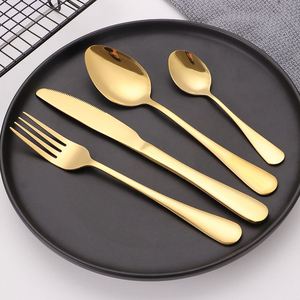 Wholesale Metal <b>Cutlery</b> Knife Fork Spoon for Wedding Restaurant Modern Elegant Stainless Steel Flatware <b>Set</b> - Product Image 3