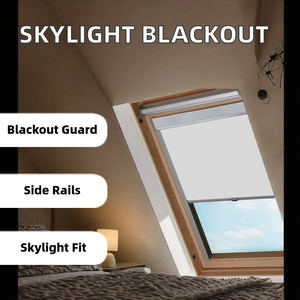 รางม่านม้วนกันแสงแบบติดเพดาน ยี่ห้อ Velux ดีไซน์ทันสมัย เรียบง่าย ผลิตจากโพลีเอสเตอร์ - Product Image 2