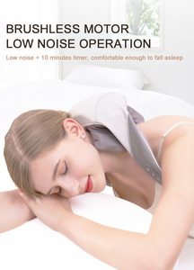 2025 Best-seller Masseur d'oreiller intelligent avec chaleur Masseur visage et cou Soulagement de la douleur musculaire Bureau Maison et voiture Relaxation Cadeaux - Product Image 6