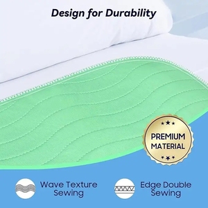 Protège-lits lavables extra absorbants, imperméables, à séchage rapide, pour l'incontinence, réutilisables - Product Image 6