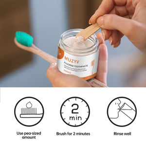 OEM Vegan <strong>Toothpaste</strong> for Adults Kids Whitening Anti-Cavity Fluoride-<strong>Free</strong> <strong>SLS</strong>-<strong>Free</strong> Fresh Gentle Clean Orange Essential Oil Herbal - Product Image 5