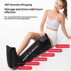 เครื่องนวดขาแบบสวมใส่ได้พร้อมถุงลมนวดเพื่อการผ่อนคลายเท้าและน่อง - Product Image 2