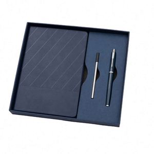 Juego de Cuadernos Promocionales al por Mayor, Bolígrafo Personalizado con Logotipo y Caja de Regalo, Juego de Cuadernos con Cubierta de Cuero Suave para Regalos Empresariales de Lujo - Product Image 4