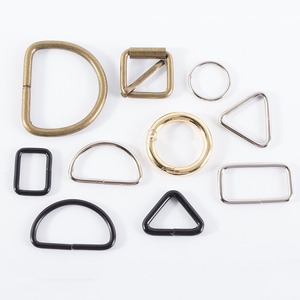 Metal D Ring Buckle <b>Square</b> Buckle D Ring Buckle <b>Adjustable</b> Bag Hardware Accessories For Clothing And Bags Classic Style - Product Image 4