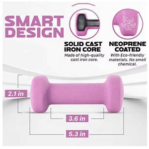 Ensemble de supports de fitness en acier moulé revêtu de caoutchouc coloré haltères en forme d'hexagone avec poids d'haltères à revêtement en néoprène - Product Image 2