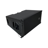 Système de sonorisation professionnel Pro Audio LA-210 avec amplificateur PA double 10 pouces pour intérieur et extérieur et enceintes Line Array