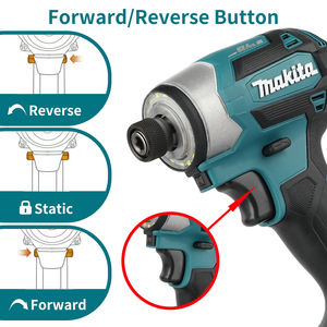 Pour <span class=keywords><strong>Makita</strong></span> DTD173 <span class=keywords><strong>18V</strong></span> LXT Perceuse à percussion sans fil sans balais 180 NM Bois Boulon Mode T Rechargeable - Product Image 5