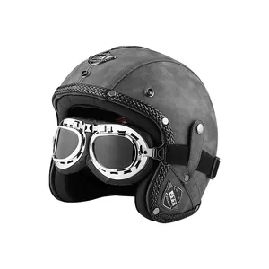 White Color Paramotor Helmet Only Helmet Or Without Visor En966 Certificated Flight Helmet