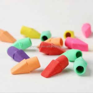 Gommes à effacer personnalisées en TPR/PVC avec pointe en forme de cale, fournitures scolaires promotionnelles en gros pour salles de classe - Product Image 1