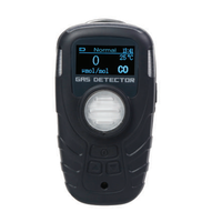 Détecteur de gaz industriel portable à affichage LCD TFT, haute précision, enregistrement des données pour les fuites de CO, CO2, H2S, O2, GPL, H2