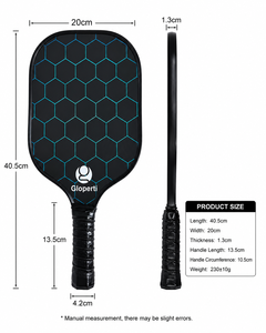 Paleta de Pickleball Personalizada con Logotipo, Núcleo de Panal, Portátil, Aprobada por la USAPA, Grosor de 13 mm, MOQ Bajo, T700 - Product Image 2