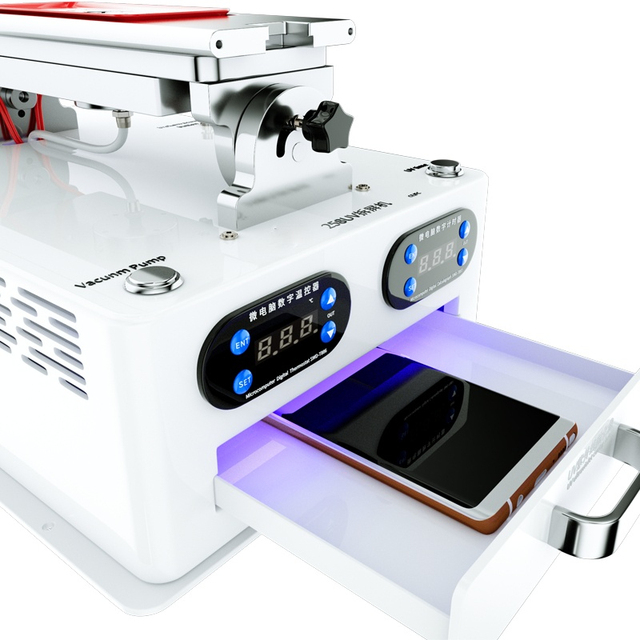 258UV for Phone Curved Screen  LCD Screen Frame Separator With UV Curing OCA Glue Remove Middle Bezel Dismantling Repair Tool