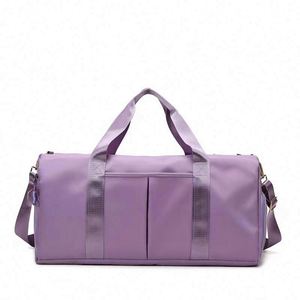 Muestra gratuita: Bolsa de viaje al por mayor para fabricantes, con separación de seco y húmedo, para ejercicio, yoga, fitness, de gran capacidad, para viajes cortos y entrenamiento. - Product Image 3