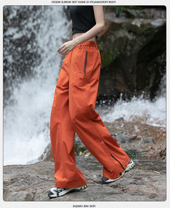 <span class=keywords><strong>Pantalon</strong></span> d'escalade respirant taille haute à séchage rapide pour femmes-<span class=keywords><strong>Pantalon</strong></span> de sport de plein air décontracté <span class=keywords><strong>imperméable</strong></span> coupe-vent mince pour la <span class=keywords><strong>randonnée</strong></span> - Product Image 2