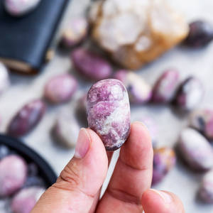 Piedra de Cuarzo Rosa <span class=keywords><strong>Turmalina</strong></span> de Fábrica Yinglai, Piedra de Bolsillo de Cuarzo Curativa de Alta Calidad, Piedra Natural Pulida para Regalo - Product Image 5