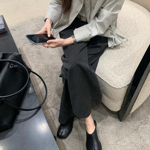 2026 Retro Versatile Ballet High <b>Heels</b> for Women Early Spring Chunky <b>Heel</b> Cross Strap Hollow Casual <b>Closed</b> <b>Toe</b> Sandals - Product Image 4