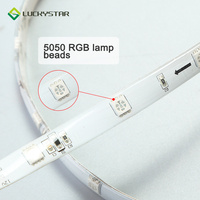 Meilleur prix d'usine pour bande lumineuse LED flexible intelligente, éclairage intelligent pour la maison, bande lumineuse LED RGB 5050