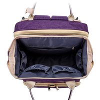 Portable Double épaule multi-fonctionnel voyage sac à dos maternité poussette sangles avec imprimé bébé nid lit nouveau-né momie sac