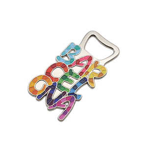 Imán de nevera de recuerdo de <span class=keywords><strong>Barcelona</strong></span> España con abrebotellas Regalo de viaje personalizado para turistas - Product Image 3