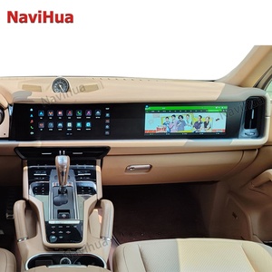 Navihua Dual Android Radio Screen for Porsche Cayenne 2010-2016 Upgrade Car Navigation Apple Carplay Android <b>Auto</b> 4G WIFI Video - Product Image 1