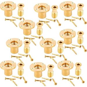 Ancrage de piscine en laiton Swimcare pour terrasse en bois, tête de 1,50 pouce de diamètre extérieur, filetage 9/16 pouce x 12, montage sur terrasse, taille standard - Product Image 4