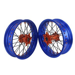 Pit Bike rueda <span class=keywords><strong>trasera</strong></span> delantera Dirt Bike llantas de aleación 3,0/3,5-12 "14" <span class=keywords><strong>17</strong></span> "ajuste SXF EXC XC TC FC 150 250 <span class=keywords><strong>300</strong></span> 350 450 - Product Image 3