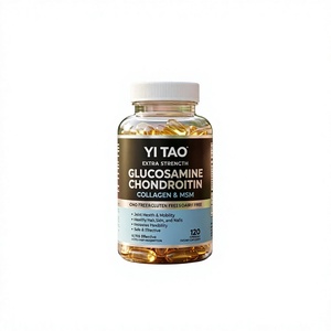 Glucosamine, chondroïtine et collagène OEM/ODM favorisent la mobilité des articulations, maintiennent la santé du cartilage et offrent une absorption élevée pour le soin des articulations. - Product Image 1