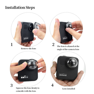 Alta calidad 2 uds cubierta protectora de lente <span class=keywords><strong>precio</strong></span> de fábrica para GoPro <span class=keywords><strong>Max</strong></span> Action Camera Lens Guard accesorios de cámara - Product Image 5