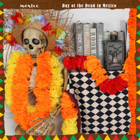 Dia De Muertos mexicain Fiesta jour des morts chaîne artificielle Marigold fleur guirlande mariage indien fleurs décoration