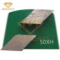 Chaussure de meulage diamant à Double losange à changement rapide grain 16