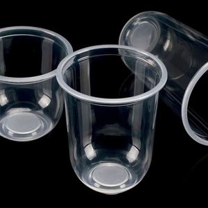 Gobelets jetables en PLA de calibre 95, colorés, pour thé aux perles et jus, tendance, adaptés aux fêtes, pour lait de soja et vodka - Product Image 4