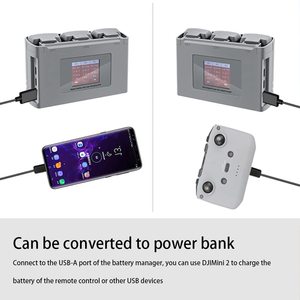 Centro de Carga Bidireccional para <span class=keywords><strong>Mavic</strong></span> <span class=keywords><strong>Mini</strong></span> 2/<span class=keywords><strong>Mini</strong></span> <span class=keywords><strong>SE</strong></span>, Cargador de Batería de 3 Ranuras con Pantalla LCD, Compatible con el Dron <span class=keywords><strong>DJI</strong></span> <span class=keywords><strong>Mavic</strong></span> <span class=keywords><strong>Mini</strong></span> 2 / <span class=keywords><strong>SE</strong></span> - Product Image 6