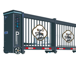 Portão de Segurança Retrátil em Acordeão Construído, Cerca Retrátil Sem Trilhos, Portão Principal de Fábrica e Escola - Product Image 1