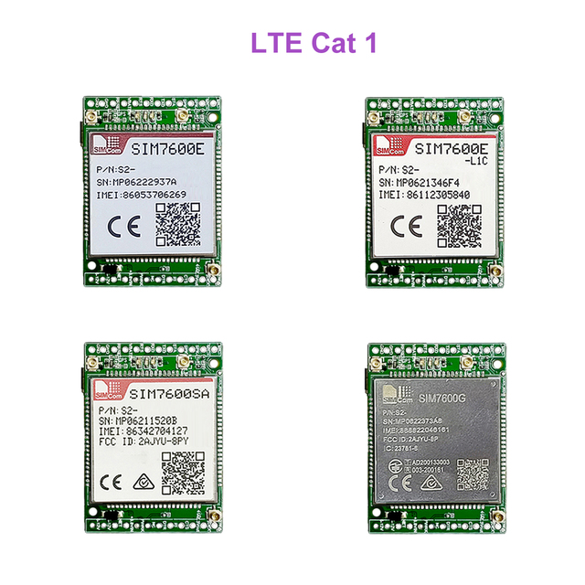 SIMCom SIM7600 LTE Cat 1 SIM7600-H LTE Cat 4 Module SIM7600G SIM7600SA SIM7600E Core Board With GNSS GPS for IoT Industry