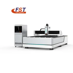 Chine pas cher 1kw 1500w 3000w 5000w 6000w fibre laser cutter feuille métal en aluminium CNC machines de découpe laser à vendre